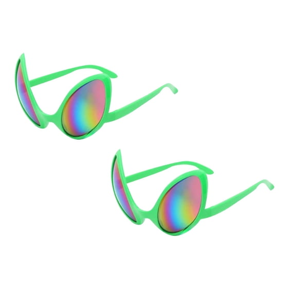 2Pcs Alien Funny Glasses Alternative Style Exaggerated Party Sunglasses Photo Props Event & Party