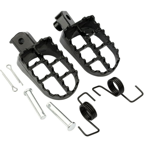 2Pcs Aluminium Footpegs Foot Pegs Footrest Foot Rest Replacement for 50 70 90 110 125cc Taotao PW50 PW80