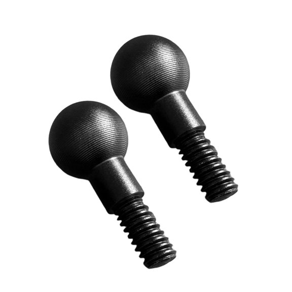 2Pcs Aluminum Adapter Ball Head to 1/4inch Thread for Various Mounting Adapters