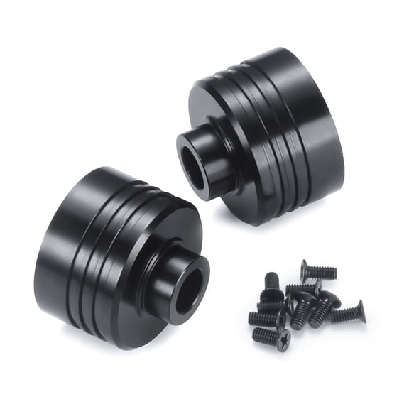 2Pcs Aluminum Alloy Axle Diff Cover Shell for Axial RBX10 AXI03005 1/10 RC Crawler Car Model Upgrade Parts Accessories