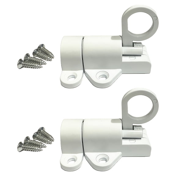2Pcs Aluminum Alloy Spring Door Bolt Latches Window Gate Security Pull Rings for Enhanced Security And Smooth Operate