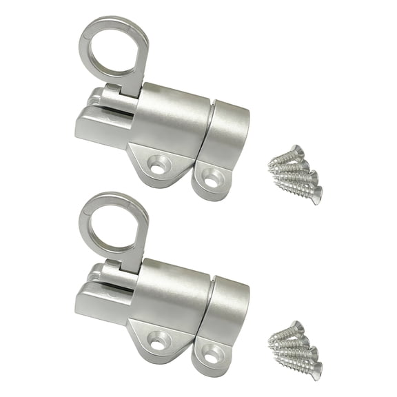 2Pcs Aluminum Alloy Bolt Lock Spring Door Latches Lock Window Gate Security Pull Rings Spring Bounce Doors Bolts