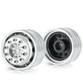 thumbnail image 2 of Aluminum Front Wheel Hubs Rims 2-Pack For Tamiya 1/14 Scale Truck Tractor RC Models 2 of 10