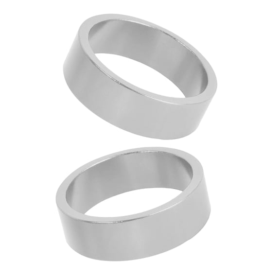 2Pcs Aluminum Alloy Headsets Spacer Replacement Road Bike Stem Washer Bicycles Handlebar Stem Rise Up Adjust Washers