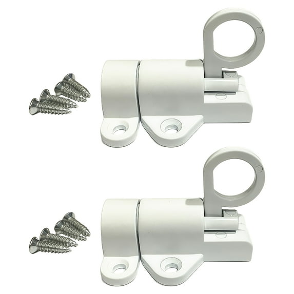 2Pcs Aluminum Alloy Spring Door Bolt Latches Window Gate Security Pull ...