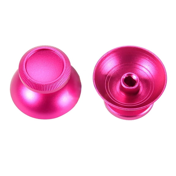 2Pcs Aluminum Alloy Thumbsticks Analogs for P5 P4 Controller Metal Joystick Grip Cap Gaming Button Part