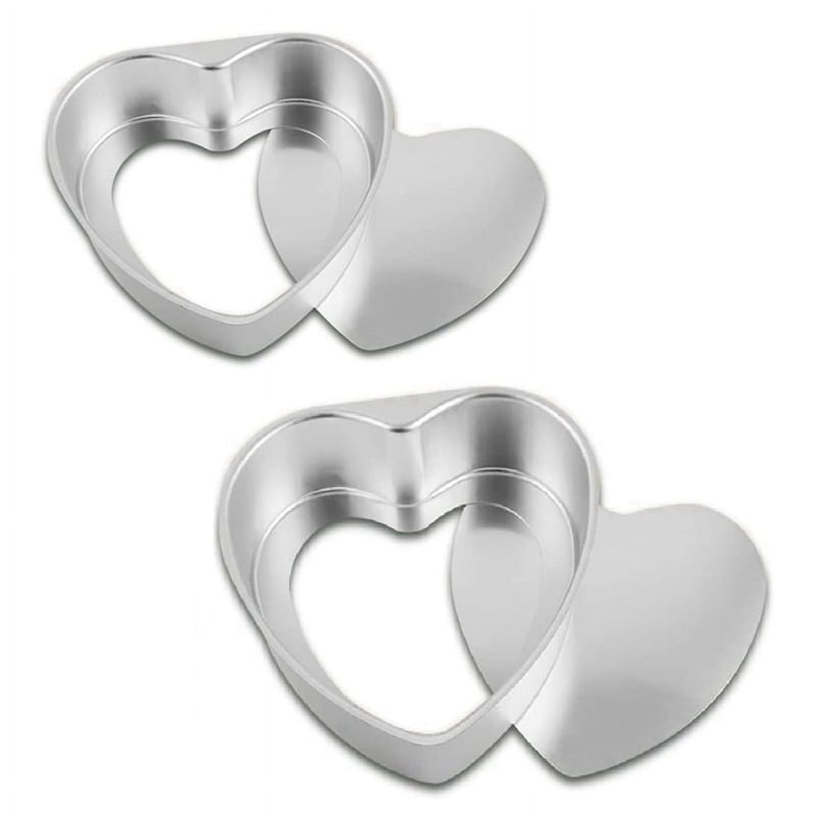  Kichvoe 7Inch Heart Shaped Cake Pan Cake Mold Removable Baking  Mold Fondant Mold Aluminum Cake Pan for Party Shop: Home & Kitchen