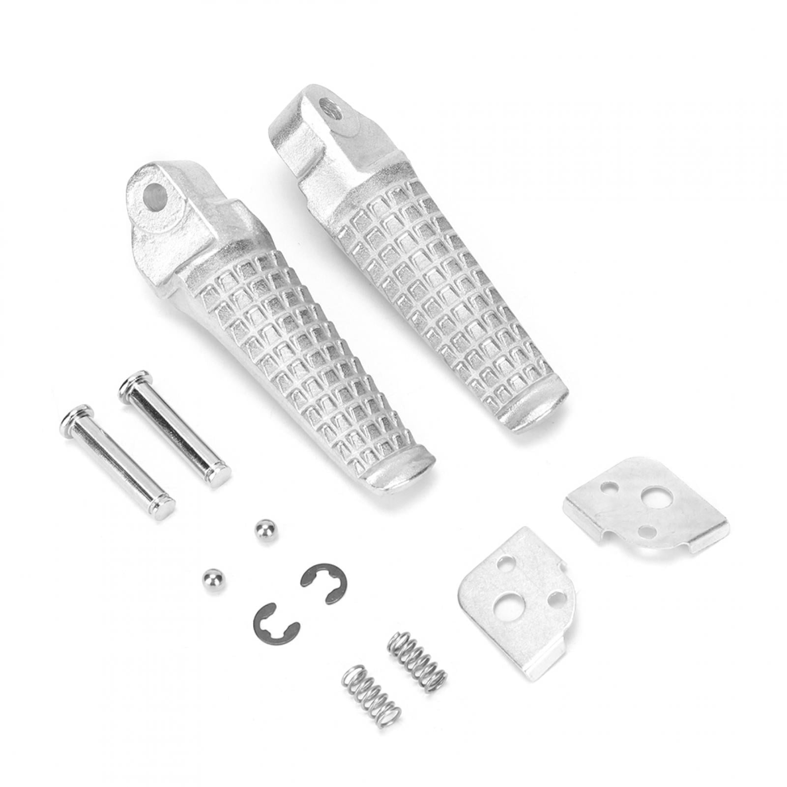 2Pcs Aluminum Rear Footrest Foot Pegs Pedal Motorcycle Accessory Fit