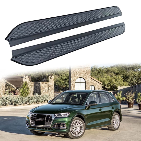 2Pcs Aluminum Running Boards Fit for Audi Q5 SQ5 2018 2019 2020 2021 2022 2023 2024 Fixed Nerf Bars Side Steps with Brackets (12)