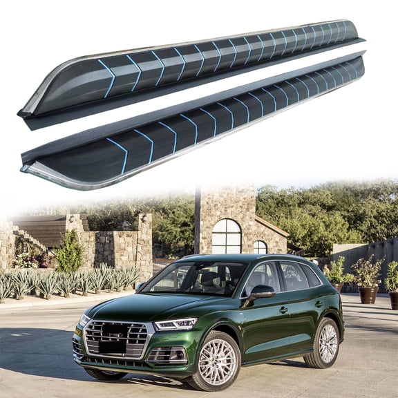 2Pcs Aluminum Running Boards Fit for Audi Q5 SQ5 2018 2019 2020 2021 2022 2023 2024 Fixed Nerf Bars Side Steps with Brackets (30)