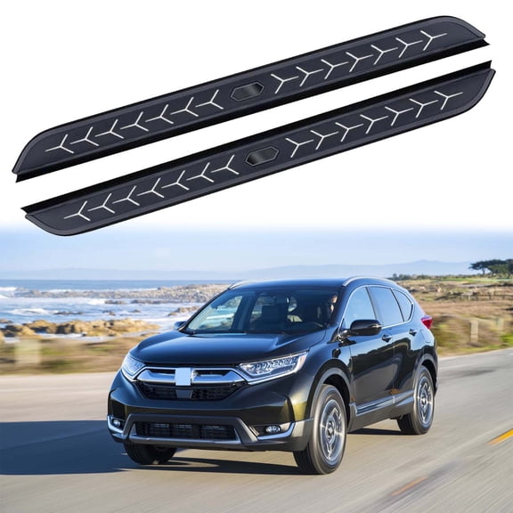 2Pcs Aluminum Running Boards Fit for Honda CRV CR-V 2017 2018 2019 2020 2021 2022 Fixed Nerf Bars Side Steps with Brackets (47)