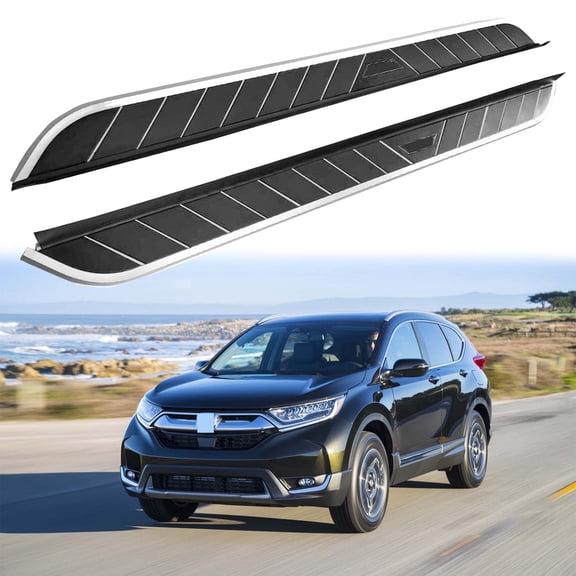 2Pcs Aluminum Running Boards Fit for Honda CRV CR-V 2017 2018 2019 2020 2021 2022 Fixed Nerf Bars Side Steps with Brackets (48)