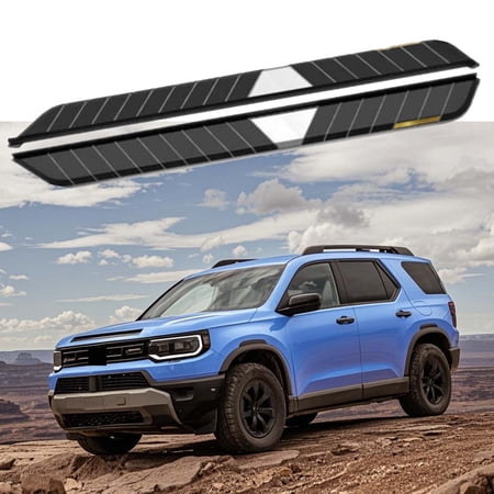 2Pcs Aluminum Running Boards Fit for Honda Passport 2026 Fixed Nerf Bars Side Steps with Brackets (4)