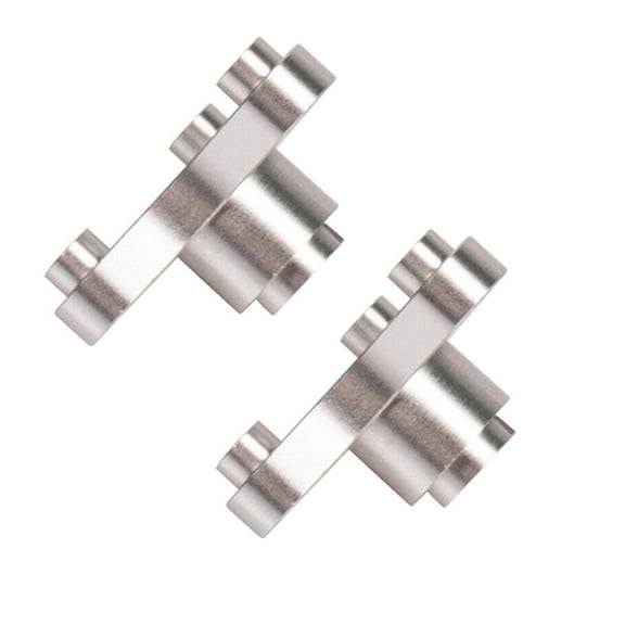 2Pcs Aluminum Slipper Clutch Eliminator for Traxxas 2WD RC Cars Lightweight, Precision Machined