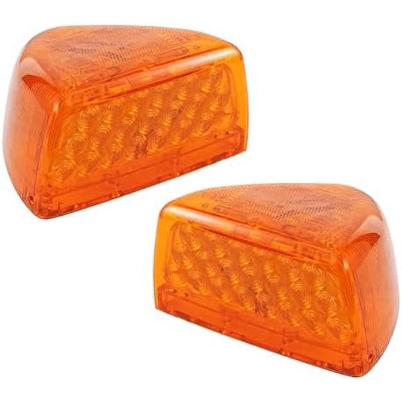 2Pcs Amber Headlight 31 LED Turn Signal Indicators Running Park Lights, Replacement for Peterbilt 359 357 365 378 379 Headlight Turn Signal Lights$$Vehicle Parts & Accessories