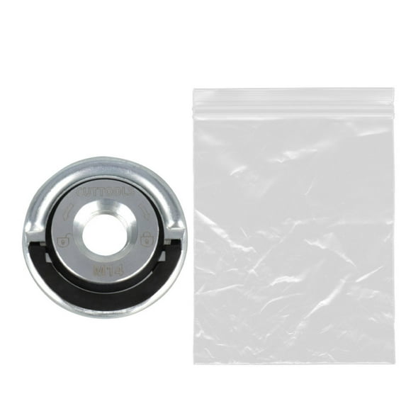 2Pcs Angle Grinder Flange Nuts,M14 Quick Clamping Nuts Grinder Flange Locking Nut Metal Angle Grinder Nut for Replacement/Fixing Cutting Discs(1.73 Inches in Diameter)