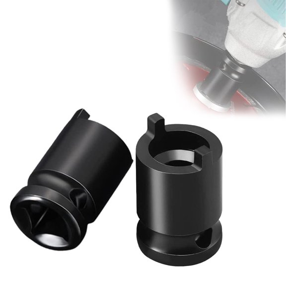 2Pcs Angle Grinder Socket Wrench Carbon Steel Adjustable Lock Nut Grinder Wrench Replacement for Pressure Plate Removal Wrench Tool