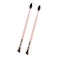 thumbnail image 1 of 2Pcs Angled Eyebrow Brushes With Ergonomic Grip Perfect For Detailed Brow Shaping And Blending, 1 of 8