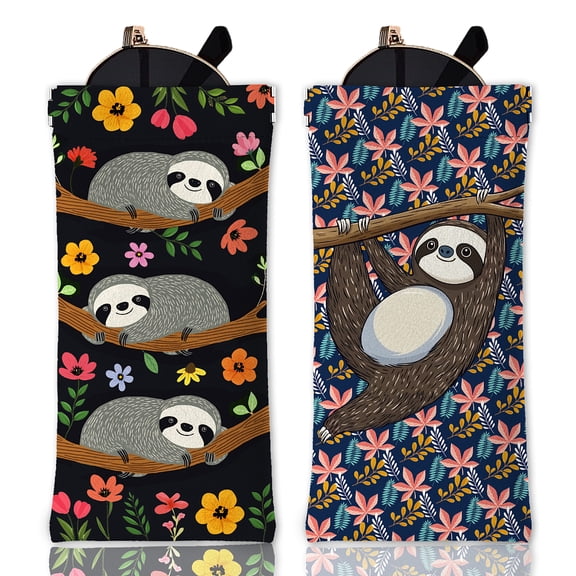 2Pcs Animal Themed Soft Glasses Case for Watches Phones Makeup Brushes for Women and Men for making