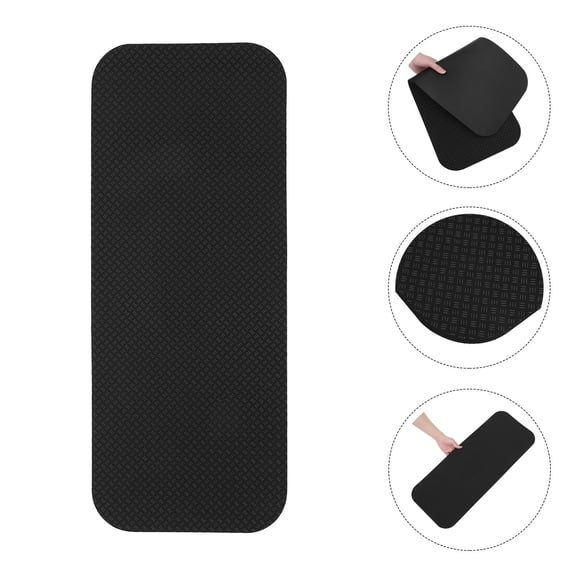 2Pcs Anti Shock Floor Mat for Indoor Exercise Equipment with Durable Non Slip Surface