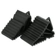 thumbnail image 1 of 2Pcs Antislip Vehicle Car Truck Wheel Tire Chock Stop Block Black, 1 of 8