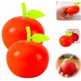 thumbnail image 1 of 2Pcs Apple Shape Stress Ball, Slow Rising Apple Squeeze Toys for Office Anxiety Relief, Soft Squeeze Comfort, 1 of 8