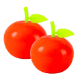 thumbnail image 1 of 2Pcs Apple Shape Stress Ball for Classroom & Office - Soft Squeeze Comfort, 1 of 8