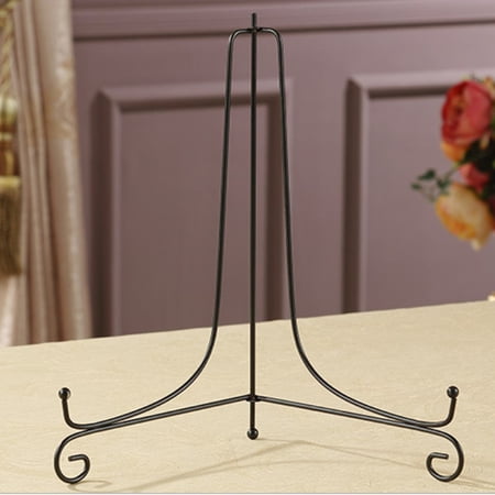 2Pcs Art Exhibitor Black Iron Tabletop Display Easel Table Paint Cookbook Memo Stand Rack 4inch