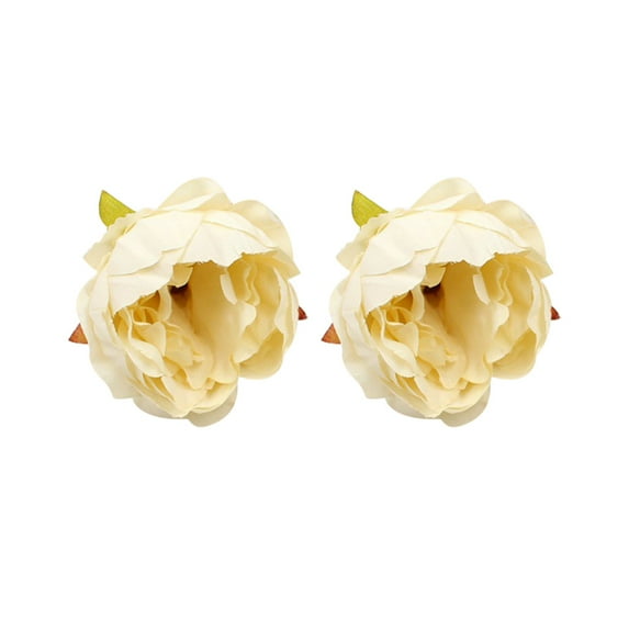 2Pcs Artificial Peony Flower Head Home Wedding Party DIY Craft Desk Decoration