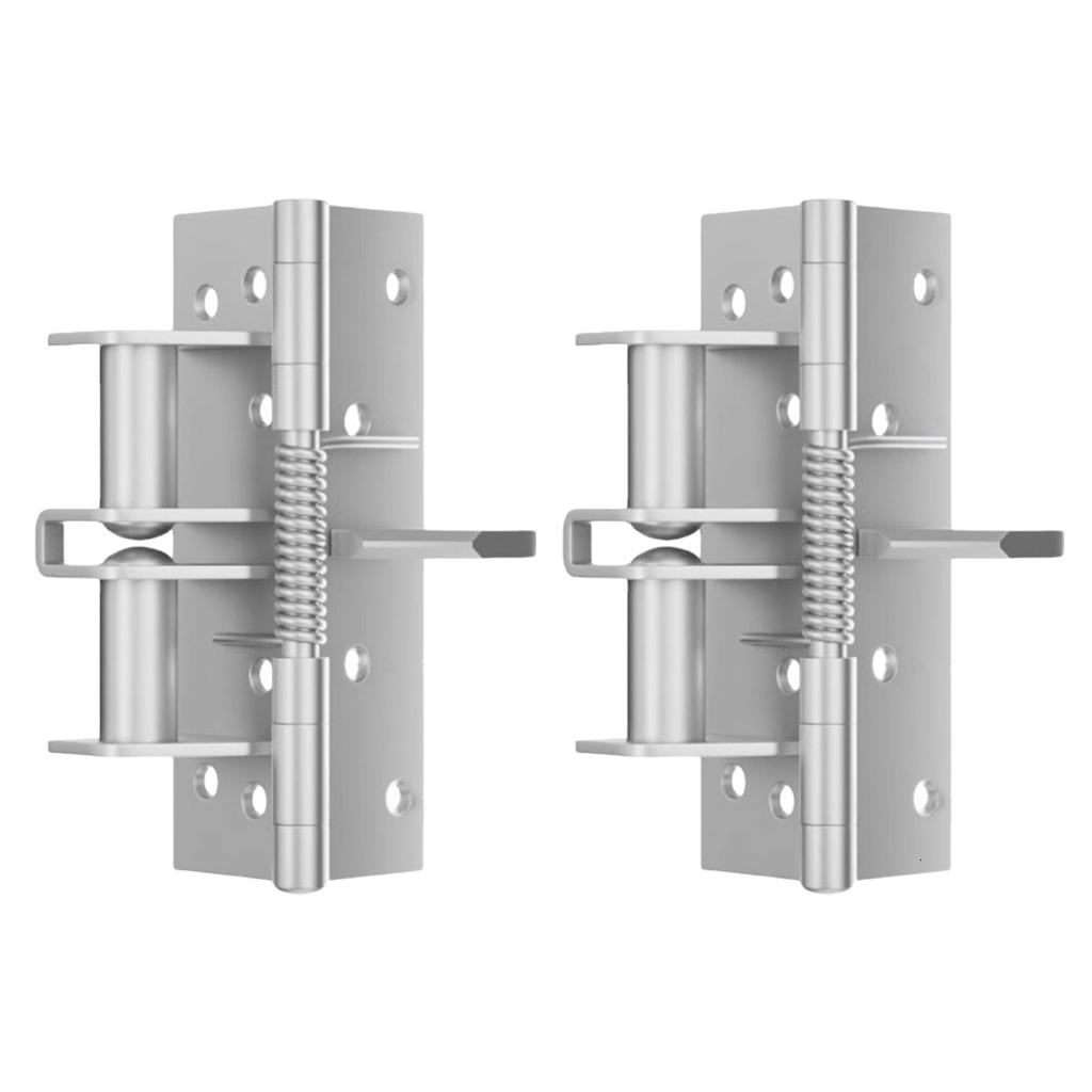2Pcs Automatic Door Hinge 90 Degree Positioning Hinge Buffer Rebound ...