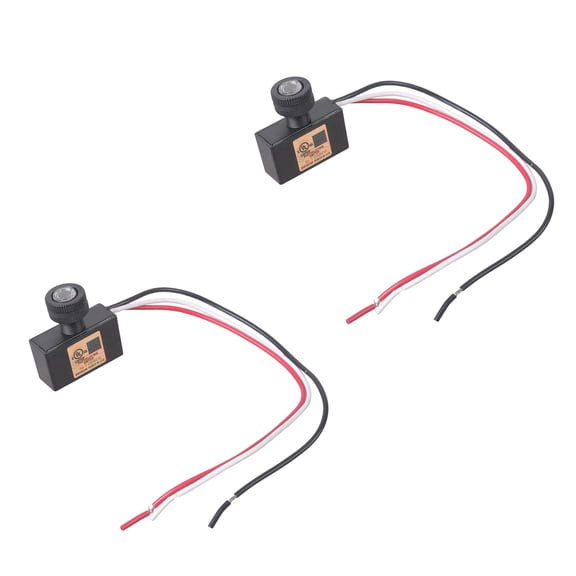 2Pcs Automatic Light Activation Switches LED Photoelectric Sensors Waterproof Lights Sensors Inductive Switches