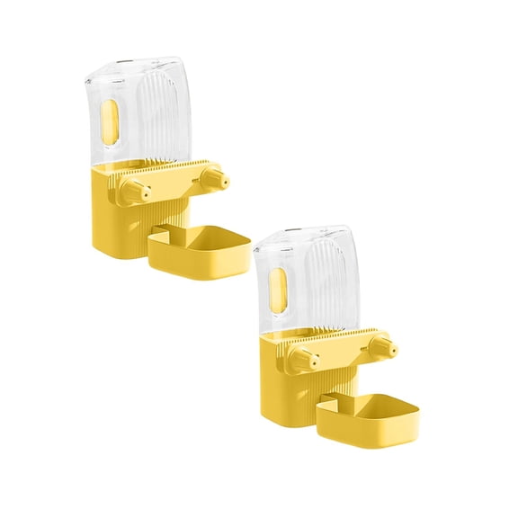 2Pcs Automatic Pet Water Dispenser Flow Cat Dog Bowl with Knob Adjustment for Indoor Use Leakproof Design Pet Others Happy 2026!