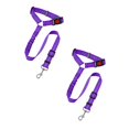 thumbnail image 1 of 2Pcs Avernio Dog Seat Belt Fuzzygo Adjustable Dog Car Safety Seat Belt & Leash Fuzzy Go Dog Seat Belt Harness for Car 2 In 1 Pet Car Leash Headrest Restraint Dog Safety Tether Fixing Clip Happy 2026!, 1 of 5