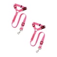 thumbnail image 1 of 2Pcs Avernio Dog Seat Belt Fuzzygo Adjustable Dog Car Safety Seat Belt & Leash Fuzzy Go Dog Seat Belt Harness for Car 2 In 1 Pet Car Leash Headrest Restraint Dog Safety Tether Fixing Clip Happy 2026!, 1 of 5