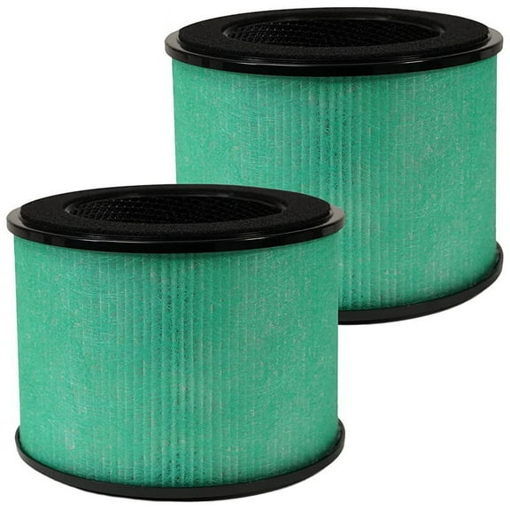2Pcs BS-08 True HEPA Replacement Filter H13 Grade Compatible for PARTU BS-08 HEPA Air Purifier,2 * Air Purifier filter,Green