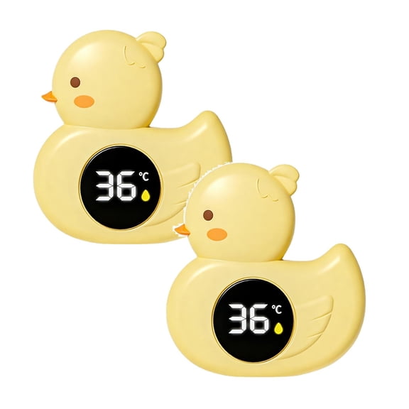 2Pcs Baby Bath Cartoon Animal Design For Infants Digital Water Temperature Gauge For Bathtub And Pool Thermometer