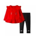 thumbnail image 1 of 2Pcs Baby Girls Clothing Sets Autumn Winter Toddler Girls Clothes Kids Tracksuit For Girl Suit Children Clothing, 1 of 2