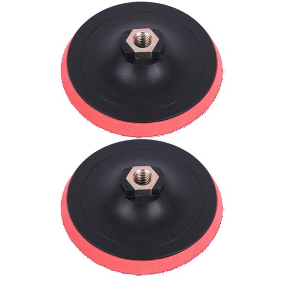 2Pcs Backing Pad Sanding Holder Disc Polishing Backer Plate Adhesive Sanding Disc for Polisher Grinding Tool