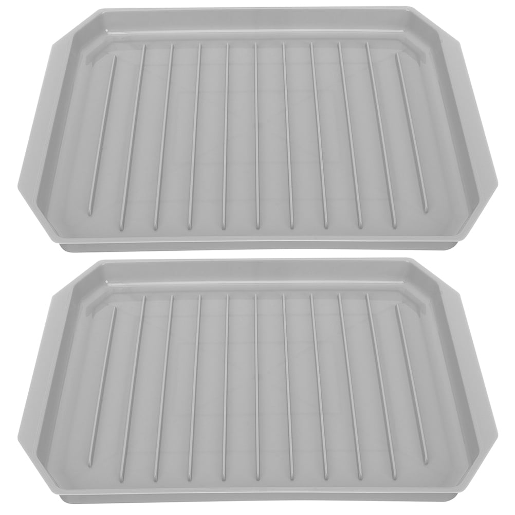 2Pcs Bacon Microwave Tray Microwave Bacon Rack Baking Oven Tray Oven