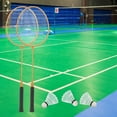 thumbnail image 1 of 2Pcs Badminton Rackets Badminton Shuttlecock 2 Player Badminton Racquets with 3 Nylon Balls for Family, Outdoor Sports, Beginners, Training Yellow, 1 of 8