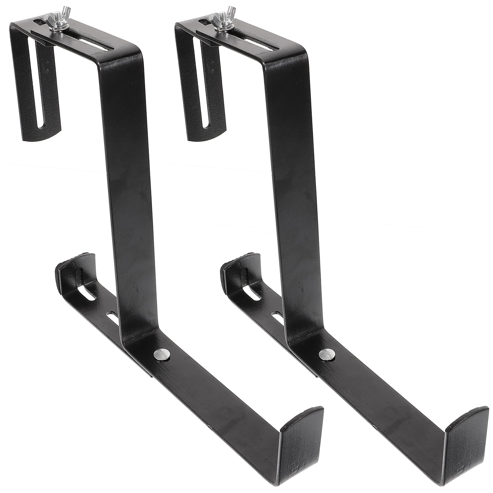 2Pcs Balcony Planter Hanger Metal Hanging Planter Bracket Iron Brackets for Window Boxes