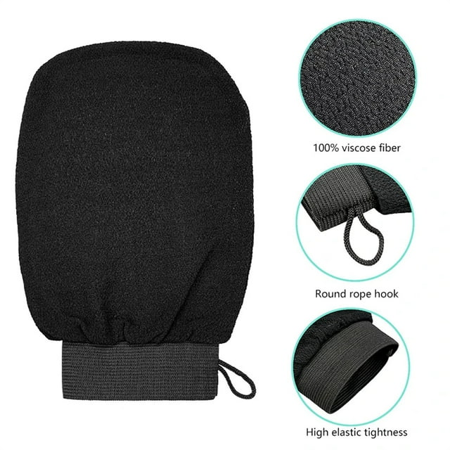 2Pcs Bath Exfoliating Gloves Exfoliating Mitts for Dead Skin Removal