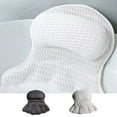 thumbnail image 1 of 2Pcs Bath Pillow for Tub under $5! Yannianjz Bath Pillow for Tub, 4D Mesh Bathtub Spa Pillow with Suction Cups for Neck Back Support, Quick Dry Bath Pillow for Relaxation and Comfort, 1 of 9