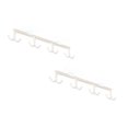 2Pcs Bathroom Shelf Adhesive Kitchen Cup Holder Rack Self Adhesive