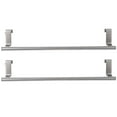 2Pcs Bathroom Stainless Steel Towel Shelves No Holes Multifunctional