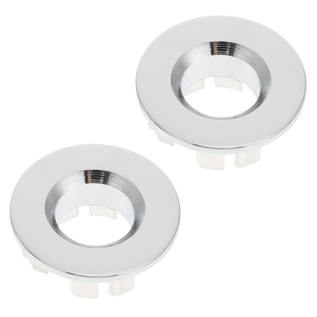2Pcs Bathroom Wash Basin Overflow Rings Bathroom Sink Overflow Drain Covers