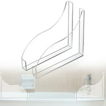 2Pcs Bathtub Guard Acrylic Shower Corner Protectors - Easy Install Water Barrier for Tub,Transparent Guards