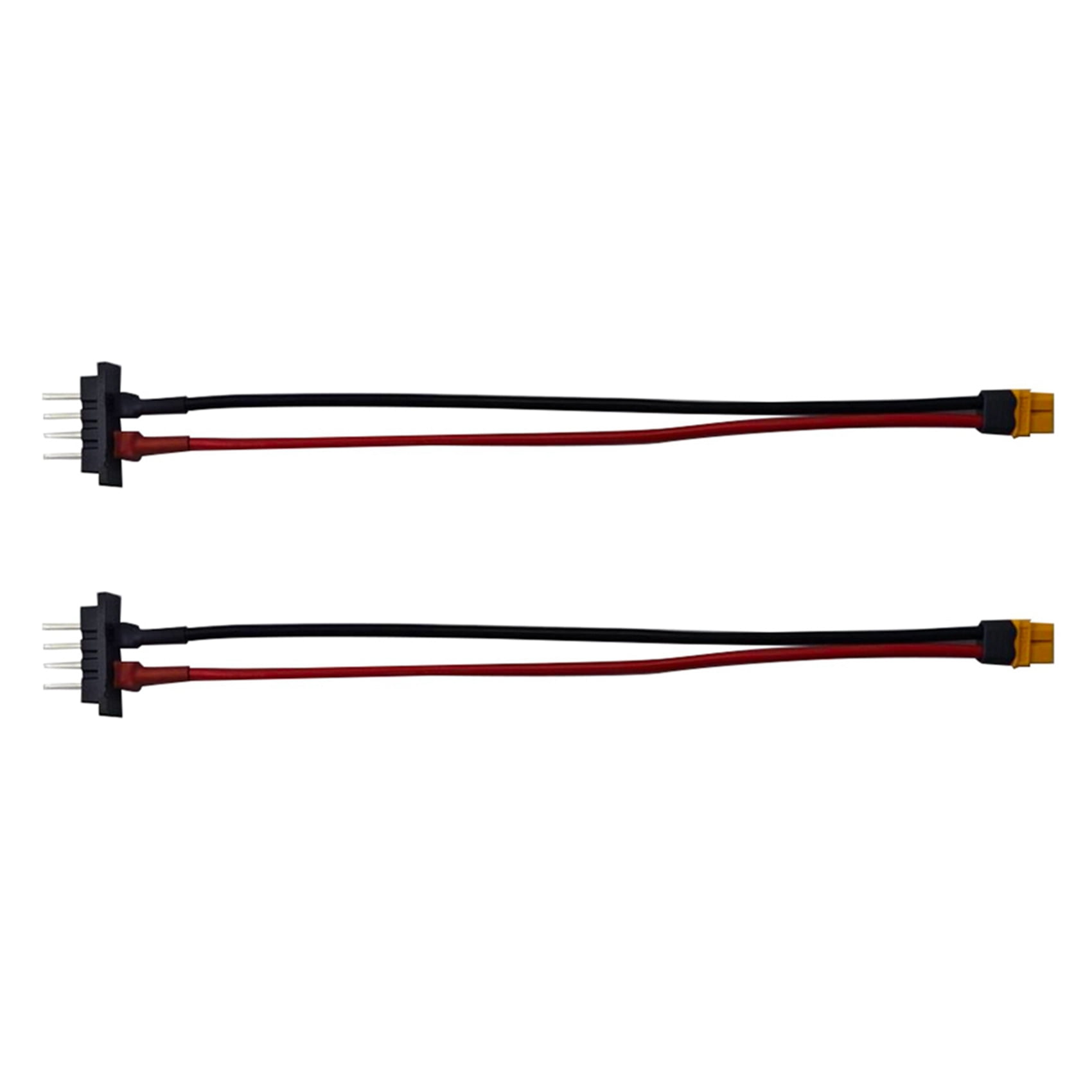 2Pcs Battery Discharge Connector 4Pin Male XT60 Female Ebike Battery Cable for Hailong 1-2/G80 E-Bike Cycling Parts