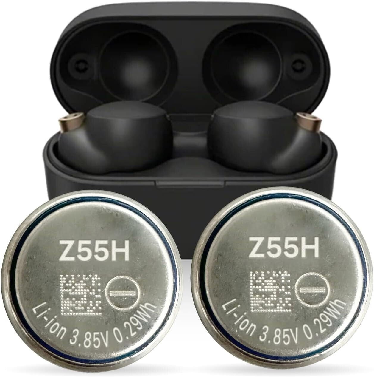 2Pcs Battery for Sony WF-1000XM4 Bluetooth Headset ZeniPower