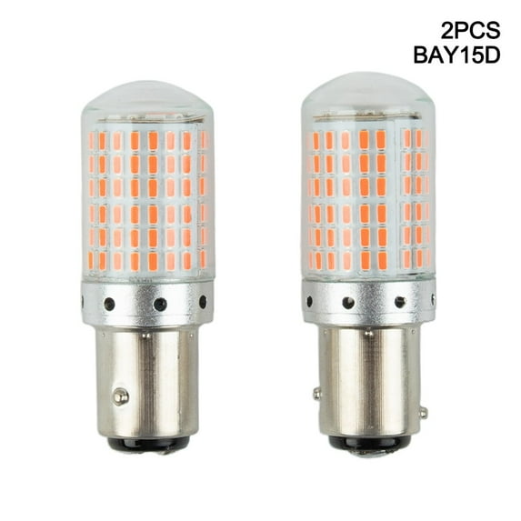 2Pcs-Bay15D 1157 144Smd 3014 Led Bulbs Turn Signal Tail Brake Reverse Light Lamp Red Fangkenuo